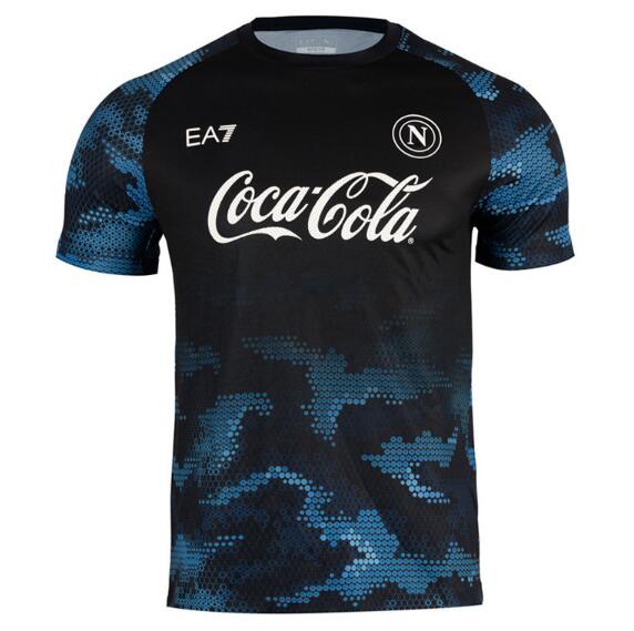 Napoli 2024/25 Black Blue Training Shirt