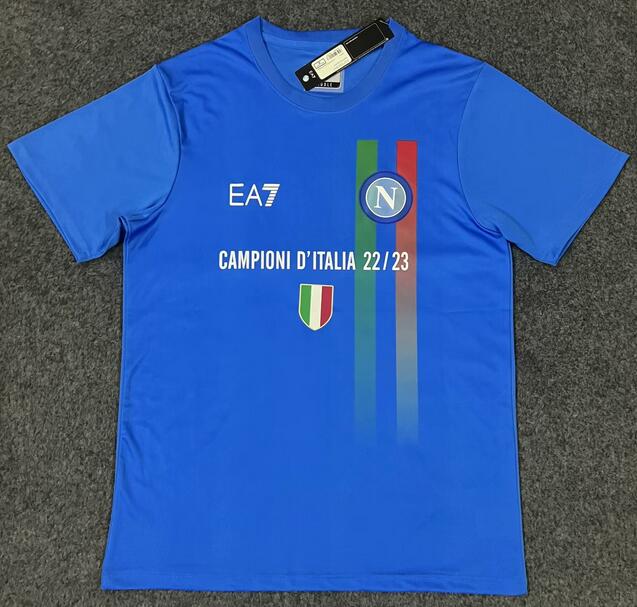 Napoli 2023/24 Blue Champions T-Shirt