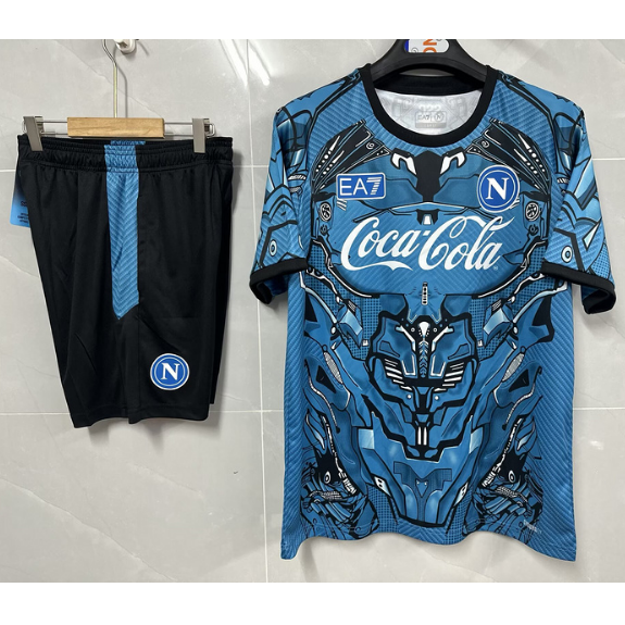 Napoli 2025/26 Blue Training Uniforms (Shirt+Shorts)