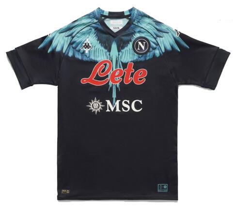 Napoli 2020/21 Maglia Gara Burlon GK Limited Edition Navy Shirt Soccer Jersey