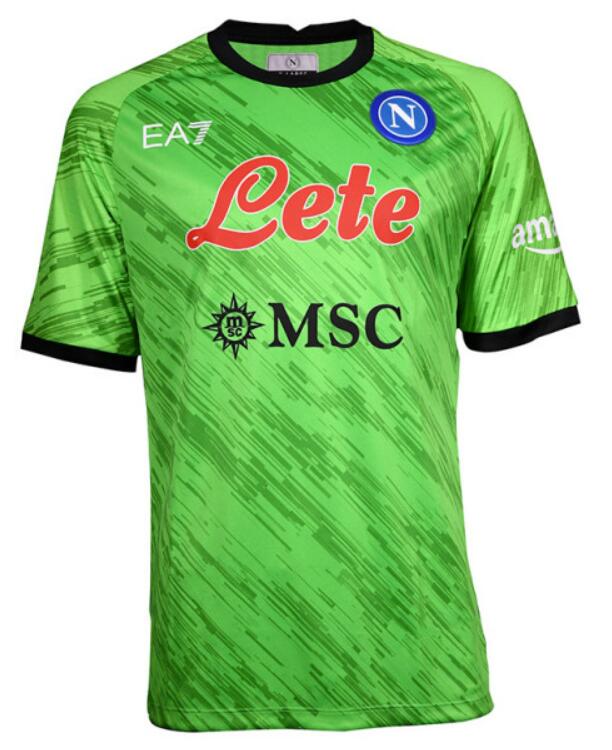 Napoli 2022/23 Goalkeeper Green Shirt Soccer Jersey