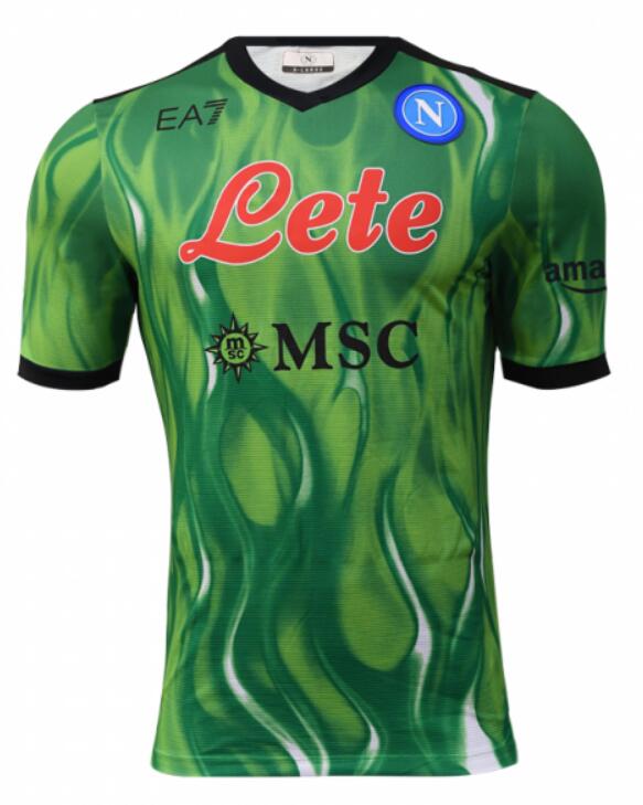Napoli 2021/22 Goalkeeper Green Shirt Soccer Jersey
