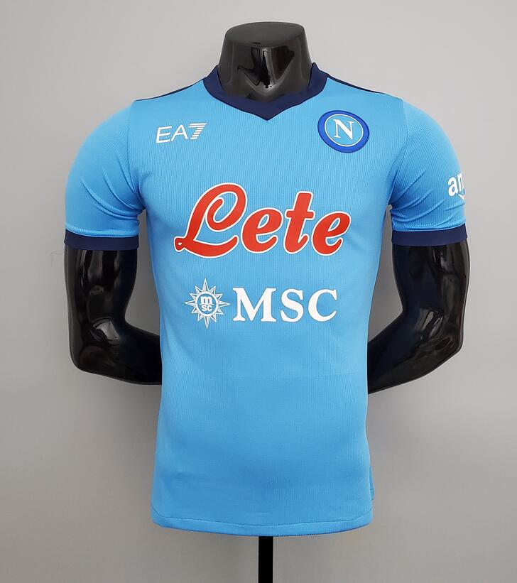 Napoli 2021/22 Home Match Version Shirt Soccer Jersey