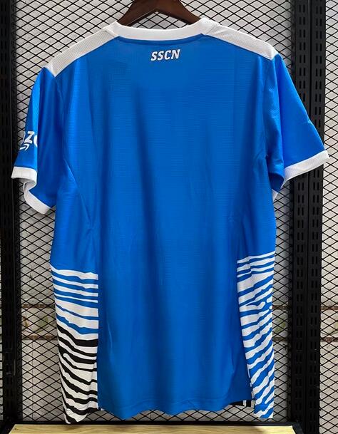 Napoli 2022/23 Souvenir Maradona Blue Shirt Soccer Jersey