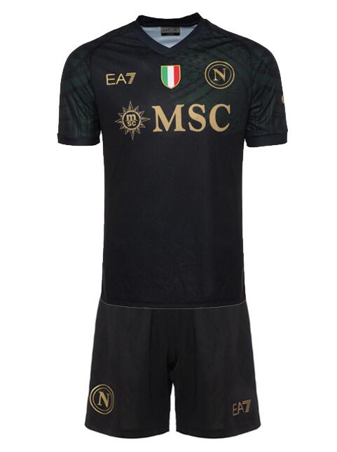 Napoli 2023/24 Third Kids Soccer Kit Children Shirt and Shorts