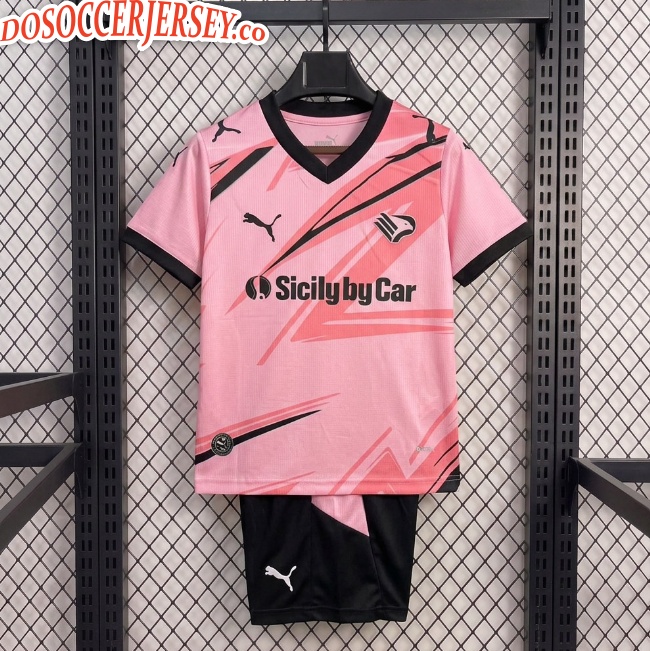 Palermo 2026/27 Home Kids Soccer Kit Youth Shirt + Shorts