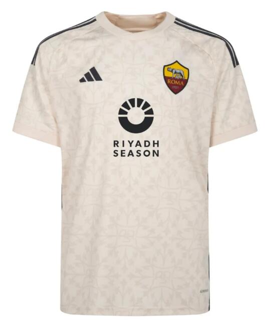 AS Roma 2023/24 Away Shirt Soccer Jersey New Sponsor