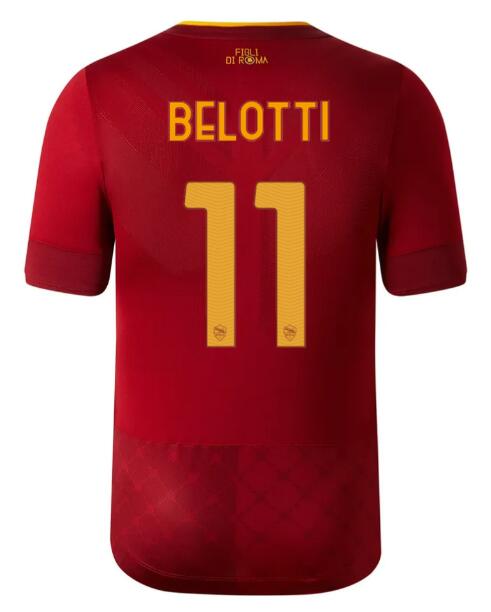 Roma 2022/23 Home 11 BELOTTI Shirt Soccer Jersey