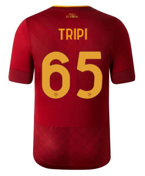 Roma 2022/23 Home 65 TRIPI Shirt Soccer Jersey