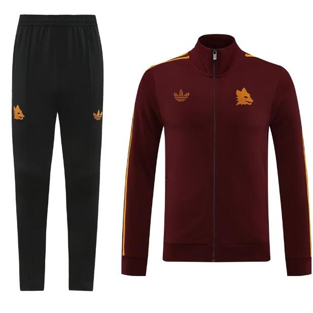 Roma 2023/24 Red Training Suits (Jacket+Trousers)