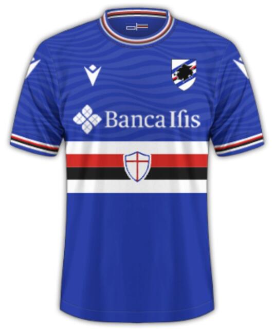 Sampdoria 2023/24 Home Shirt Soccer Jersey