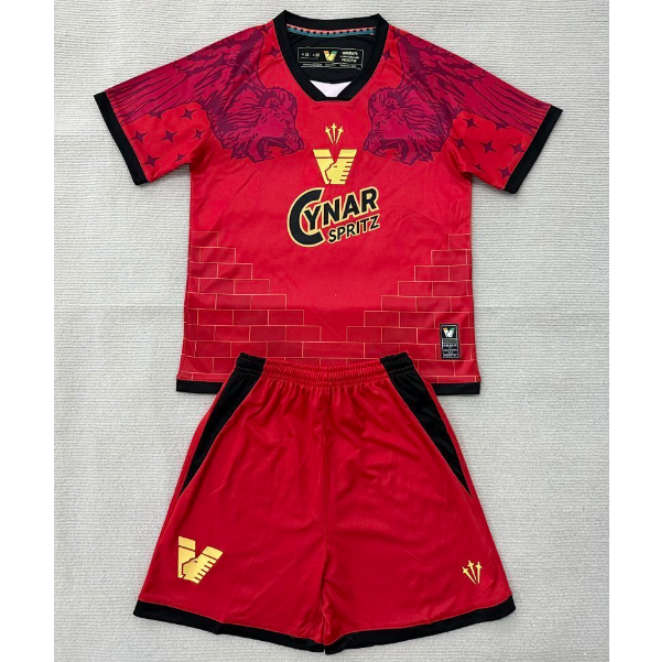 Venezia 2025/26 Fourth Kids Soccer Kit Children Shirt + Shorts