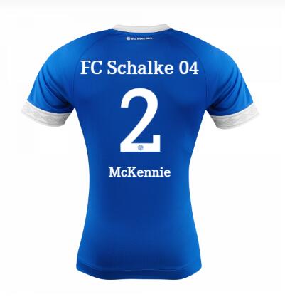 FC Schalke 04 2018/19 Weston McKennie 2 Home Shirt Soccer Jersey