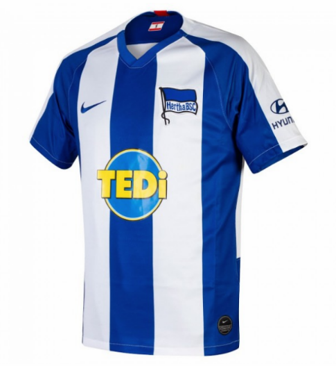Hertha BSC 2019/20 Home Shirt Soccer Jersey