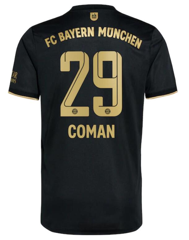 Bayern Munich 2021/22 Away 29 Coman Shirt Soccer Jersey