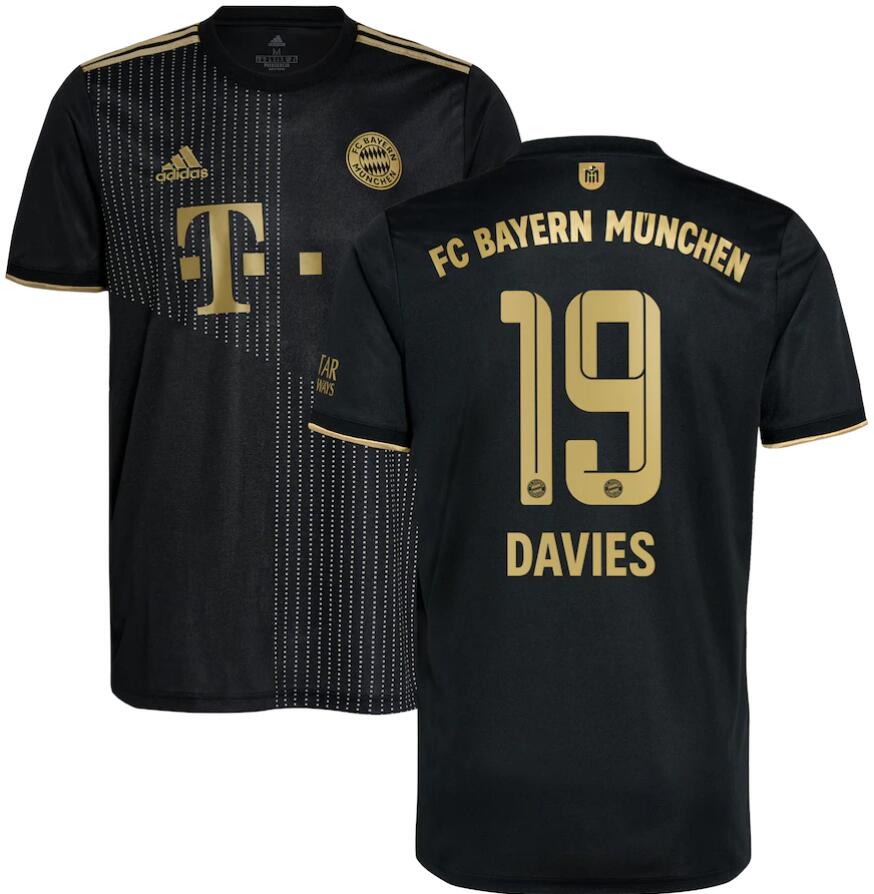 Bayern Munich 2021/22 Away 19 Davies Shirt Soccer Jersey
