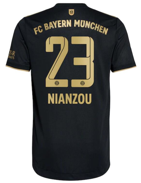 Bayern Munich 2021/22 Away 23 NIANZOU Shirt Soccer Jersey