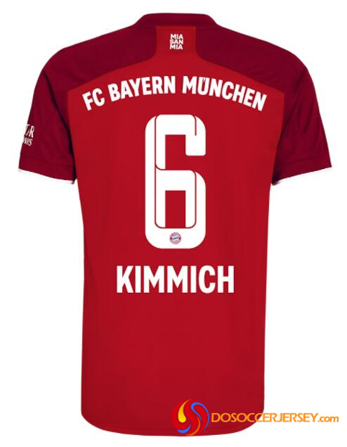 Bayern Munich 2021/22 Home 6 JOSHUA KIMMICH Shirt Soccer Jersey
