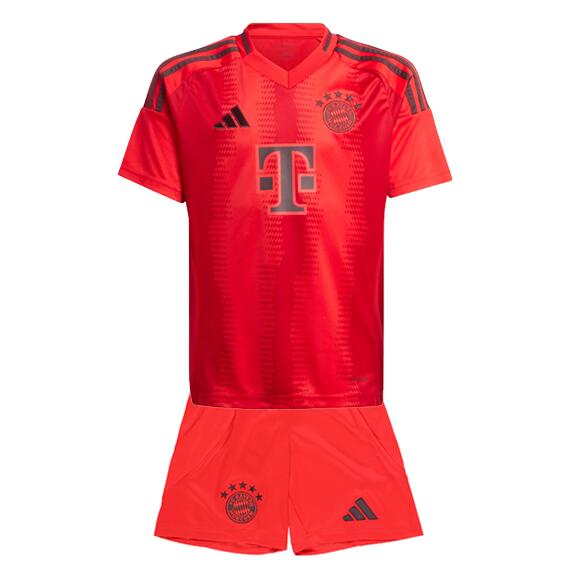 Bayern Munich 2024/25 Home Kids Soccer Team Kit Children Shirt + Shorts