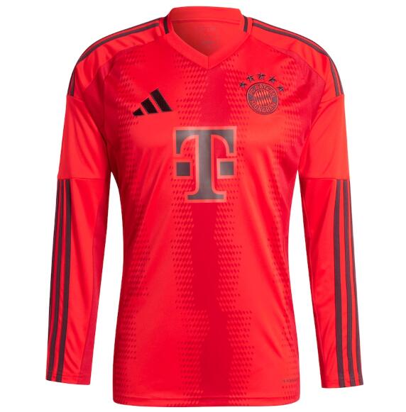 Bayern Munich 2024/25 Home Long Sleeved Shirt Soccer Jersey