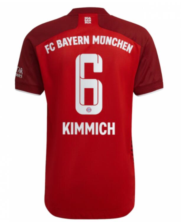 Bayern Munich 2021/22 Home 6 Kimmich Shirt Soccer Jersey
