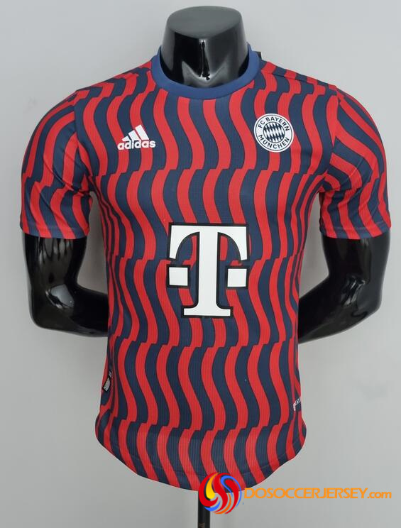 Bayern Munich 2022/23 Navy Red Match Version Training Shirt