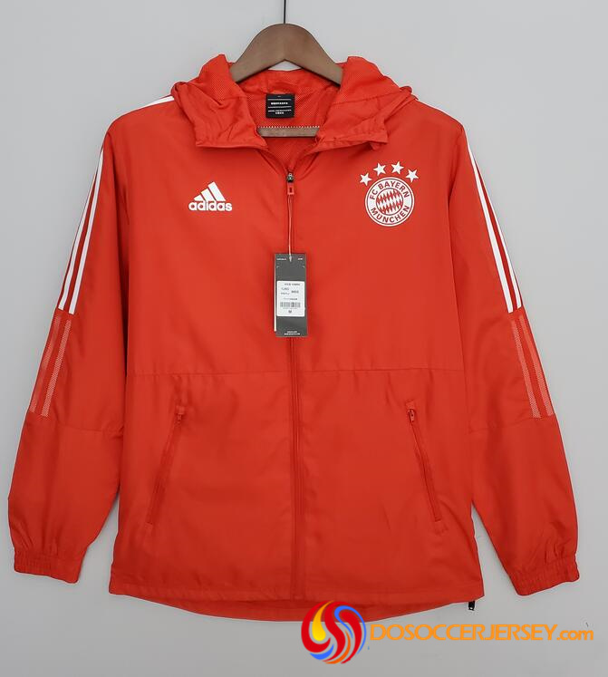 Bayern Munich 2022/23 Red Windbreaker Jacket
