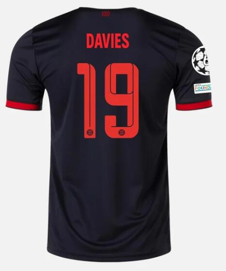 Bayern Munich 2022/23 Third 19 Davies Shirt Soccer Jersey