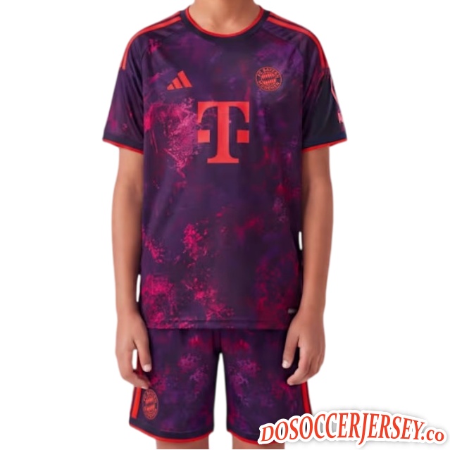 Bayern Munich 2026/27 Third Kids Soccer Team Kit Shirt + Shorts