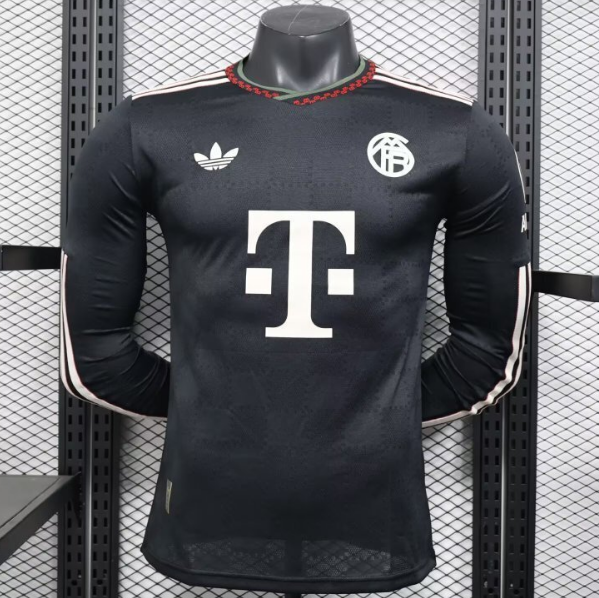 Bayern Munich 2025/26 UCL League Match Version Long Sleeve Shirt Soccer Jersey