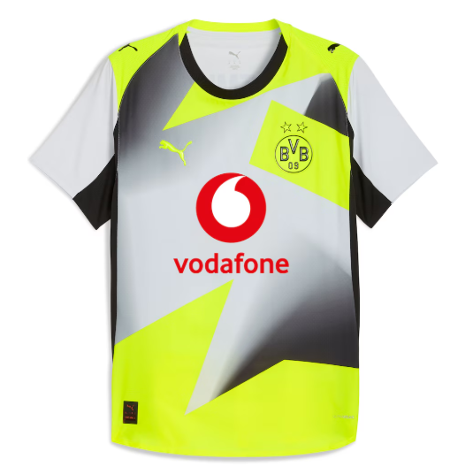 Borussia Dortmund 2025/26 Away Match Version Shirt Soccer Jersey