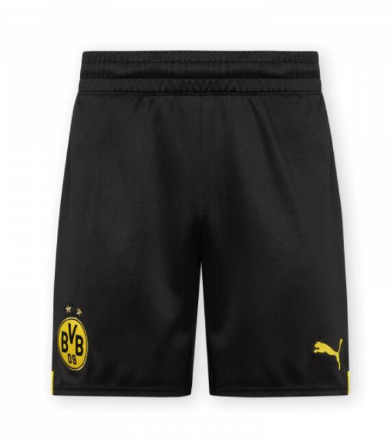 Dortmund 2022/23 Black Soccer Shorts