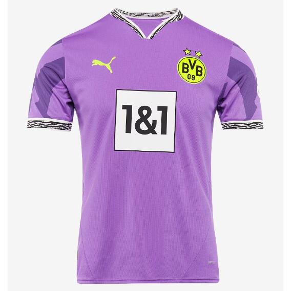 Borussia Dortmund 2024/25 Goalkeeper Purple Shirt Soccer Jersey