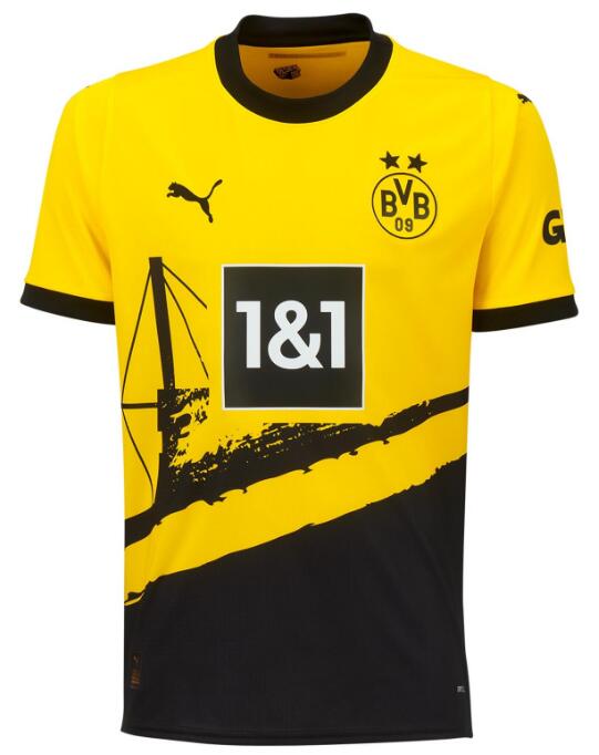Borussia Dortmund 2023/24 Home Shirt Soccer Jersey