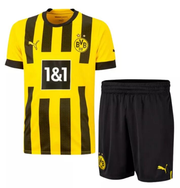 Borussia Dortmund 2022/23 Home Soccer Team Kit