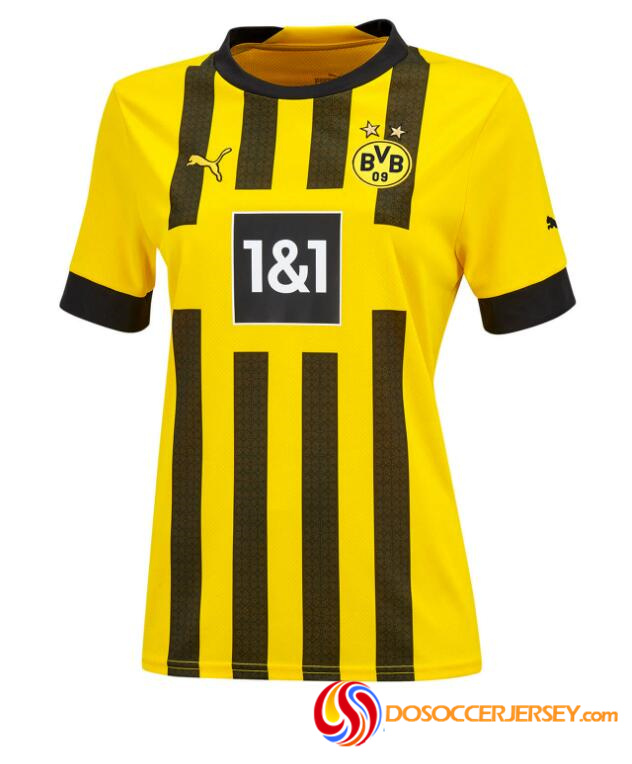 Borussia Dortmund 2022/23 Home Women Shirt Soccer Jersey