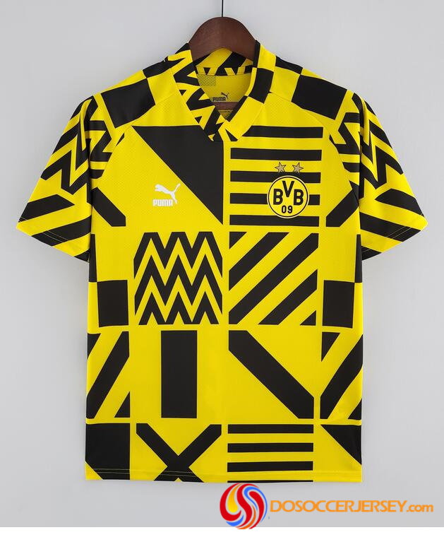 Dortmund 2022/23 Yellow Black Training Shirt