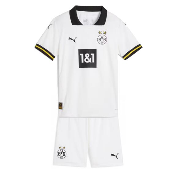 Borussia Dortmund 2024/25 Third Kids Soccer Kit Children Shirt and Shorts