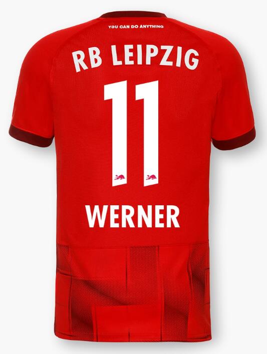 Red Bull Leipzig 2022/23 Away 11 WERNER Shirt Soccer Jersey