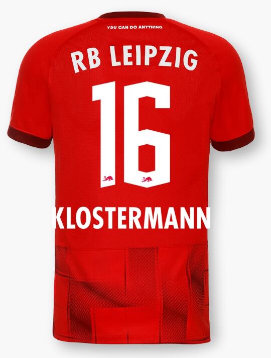Red Bull Leipzig 2022/23 Away 16 KLOSTERMANN Shirt Soccer Jersey