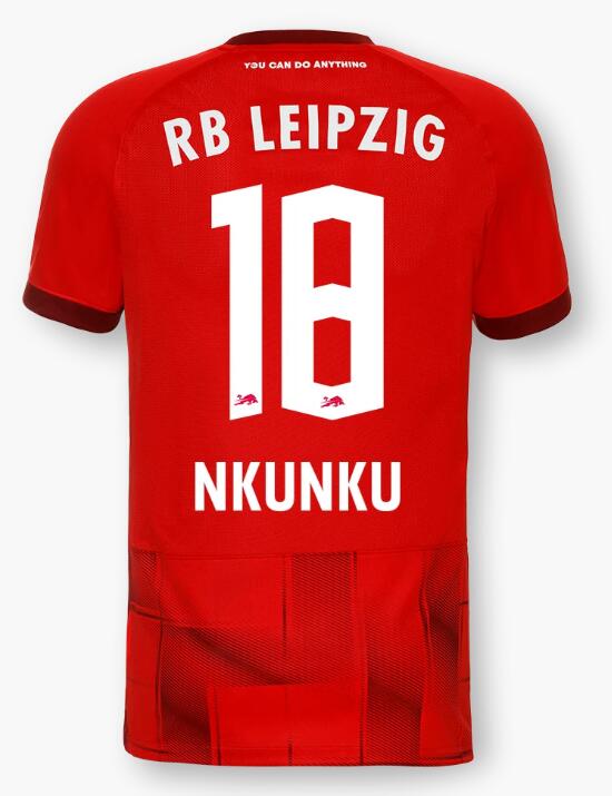 Red Bull Leipzig 2022/23 Away 18 NKUNKU Shirt Soccer Jersey