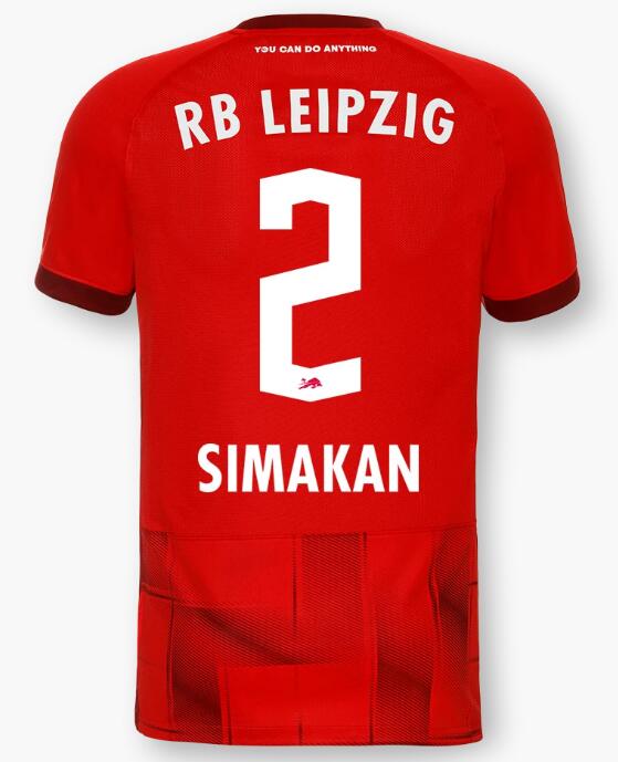 Red Bull Leipzig 2022/23 Away 2 SIMAKAN Shirt Soccer Jersey