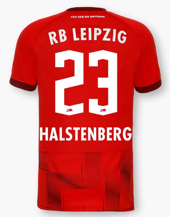 Red Bull Leipzig 2022/23 Away 23 HALSTENBERG Shirt Soccer Jersey