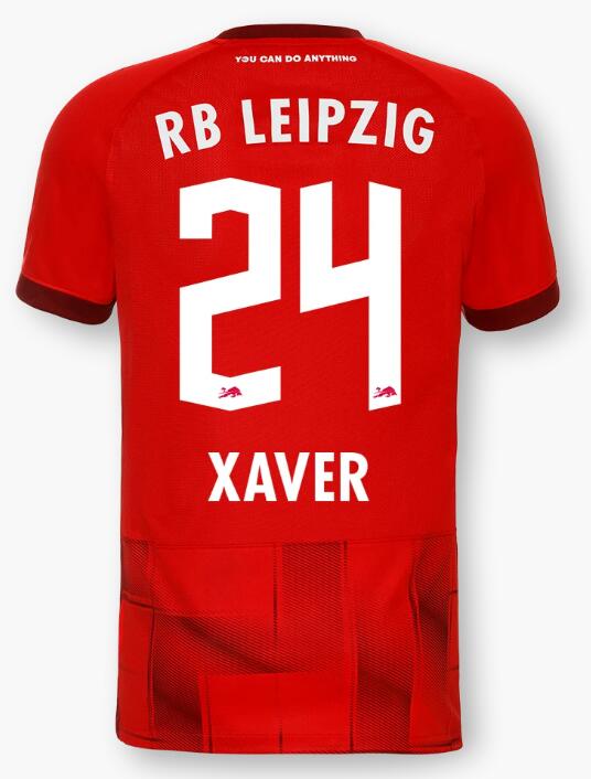 Red Bull Leipzig 2022/23 Away 24 XAVER Shirt Soccer Jersey