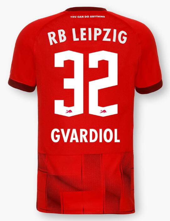 Red Bull Leipzig 2022/23 Away 32 GVARDIOL Shirt Soccer Jersey