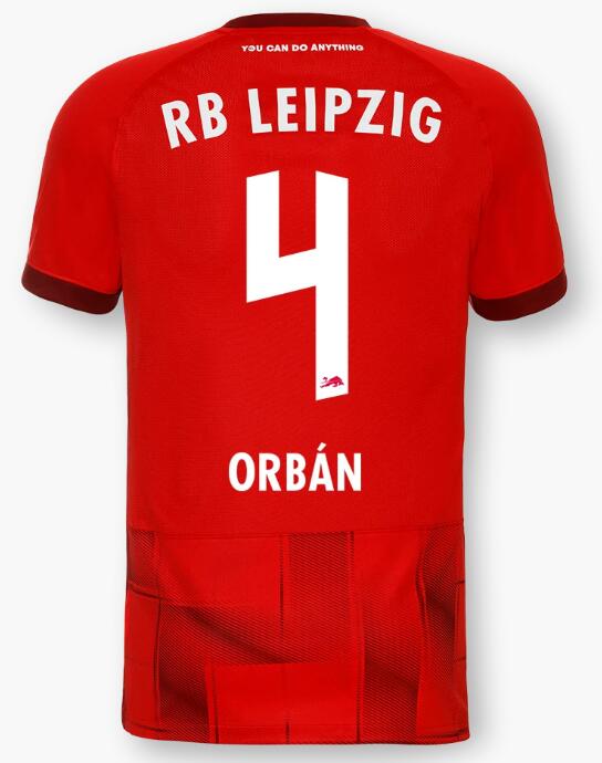 Red Bull Leipzig 2022/23 Away 4 ORBÁN Shirt Soccer Jersey