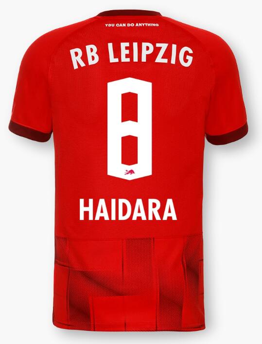 Red Bull Leipzig 2022/23 Away 8 HAIDARA Shirt Soccer Jersey