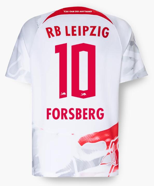Red Bull Leipzig 2022/23 Home 10 FORSBERG Shirt Soccer Jersey