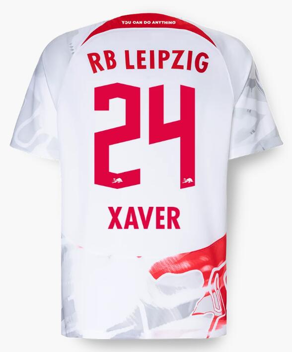 Red Bull Leipzig 2022/23 Home 24 XAVER Shirt Soccer Jersey
