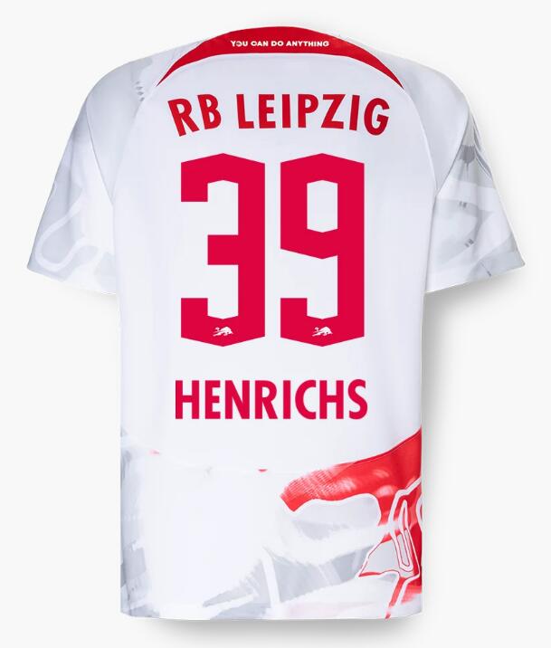 Red Bull Leipzig 2022/23 Home 39 HENRICHS Shirt Soccer Jersey